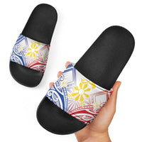Philippines Tribal Sun Slide Sandals Hunting Eagle