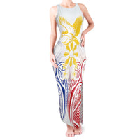 Philippines Tribal Sun Personalized Tank Maxi Dress Hunting Eagle