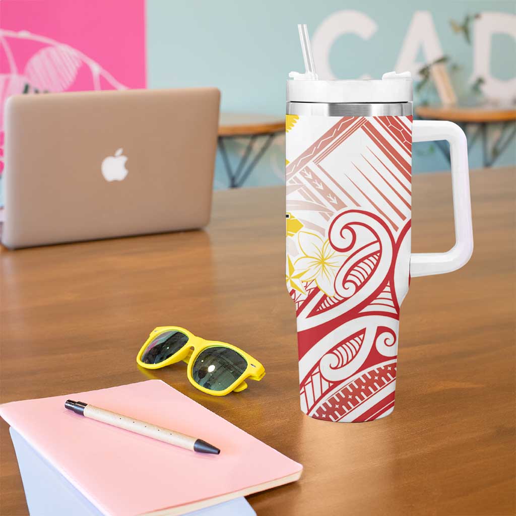 Philippines Tribal Sun Personalized Tumbler With Handle Hunting Eagle