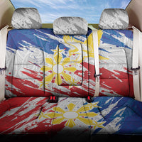 Filipino Sun and Stars Back Car Seat Cover Grunge Vibes LT7 One Size White - Polynesian Pride