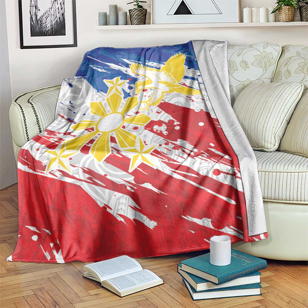 Filipino Sun and Stars Blanket Grunge Vibes
