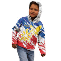 Personalized Filipino Sun and Stars Kid Hoodie Grunge Vibes LT7 - Polynesian Pride