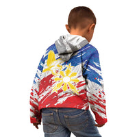 Personalized Filipino Sun and Stars Kid Hoodie Grunge Vibes LT7 - Polynesian Pride