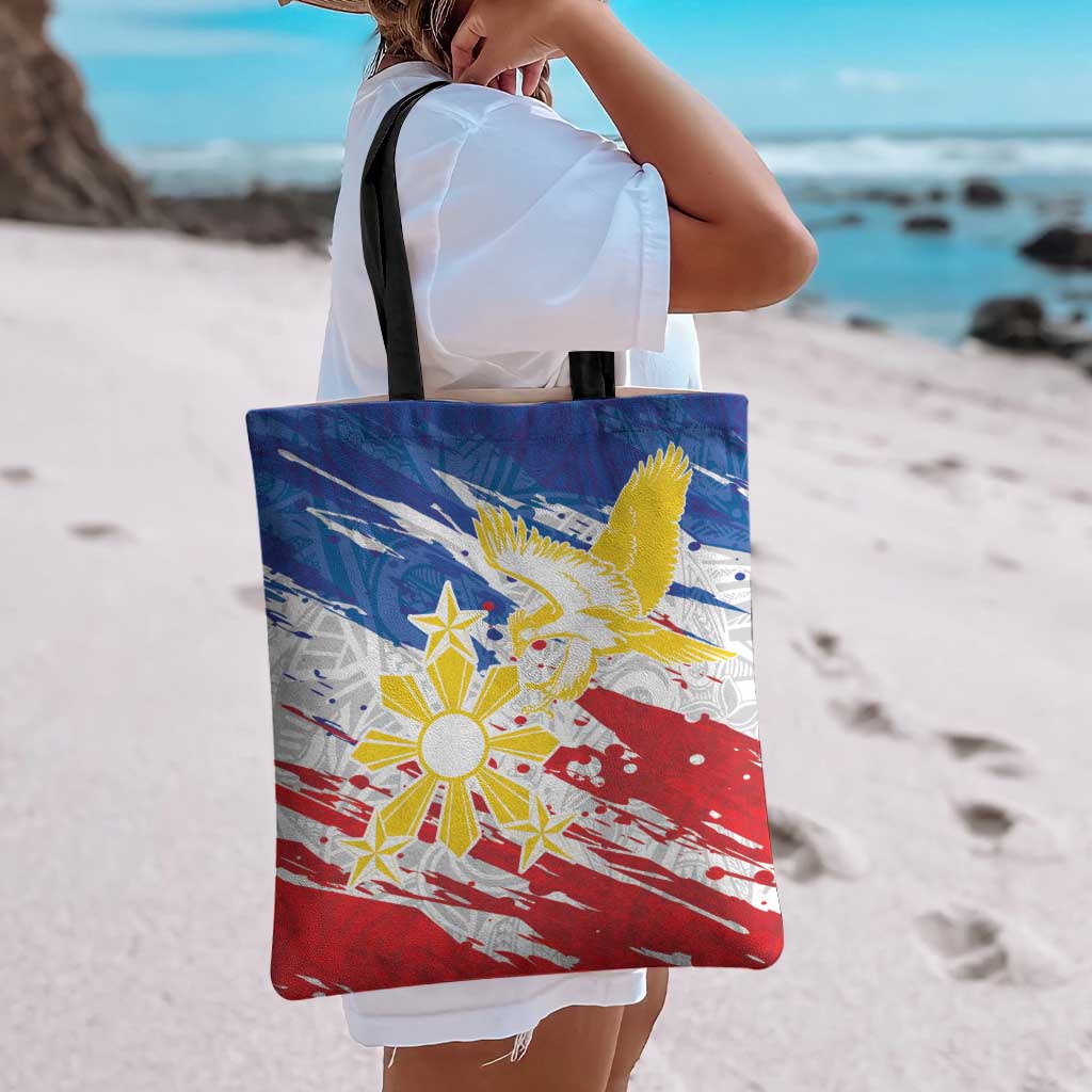 Filipino Sun and Stars Tote Bag Grunge Vibes