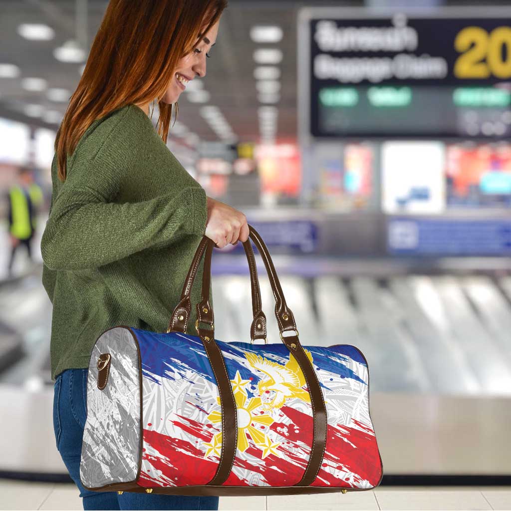 Filipino Sun and Stars Travel Bag Grunge Vibes LT7 - Polynesian Pride