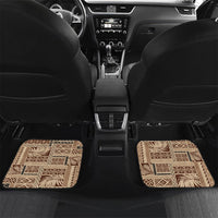 Vaiaso o le Gagana Samoa Car Mats Siapo Motif Beige