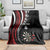 Personalized New Zealand Darts Blanket Kowhaiwhai Whero Koiri - Manaia