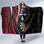 Personalized New Zealand Darts Hooded Blanket Kowhaiwhai Whero Koiri - Manaia