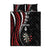 Personalized New Zealand Darts Quilt Bed Set Kowhaiwhai Whero Koiri - Manaia