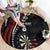Personalized New Zealand Darts Round Carpet Kowhaiwhai Whero Koiri - Manaia