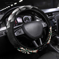 New Zealand Darts Steering Wheel Cover Kowhaiwhai Whero Koiri - Manaia