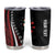 Personalized New Zealand Darts Tumbler Cup Kowhaiwhai Whero Koiri - Manaia