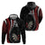 Personalized New Zealand Darts Zip Hoodie Kowhaiwhai Whero Koiri - Manaia
