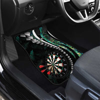 Personalized New Zealand Darts Car Mats Paua Shell Koiri - Manaia