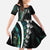 Personalized New Zealand Darts Family Matching Off The Shoulder Long Sleeve Dress and Hawaiian Shirt Paua Shell Koiri - Manaia