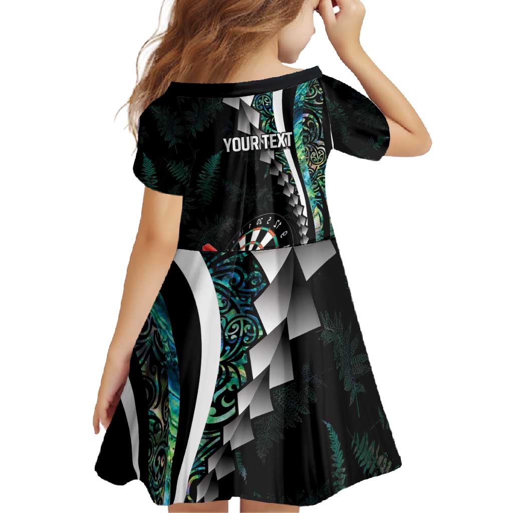 Personalized New Zealand Darts Family Matching Off Shoulder Maxi Dress and Hawaiian Shirt Paua Shell Koiri - Manaia