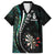 Personalized New Zealand Darts Family Matching Off Shoulder Maxi Dress and Hawaiian Shirt Paua Shell Koiri - Manaia
