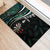 Personalized New Zealand Darts Rubber Doormat Paua Shell Koiri - Manaia