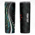 Personalized New Zealand Darts Skinny Tumbler Paua Shell Koiri - Manaia