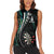 Personalized New Zealand Darts Women Sleeveless Polo Shirt Paua Shell Koiri - Manaia