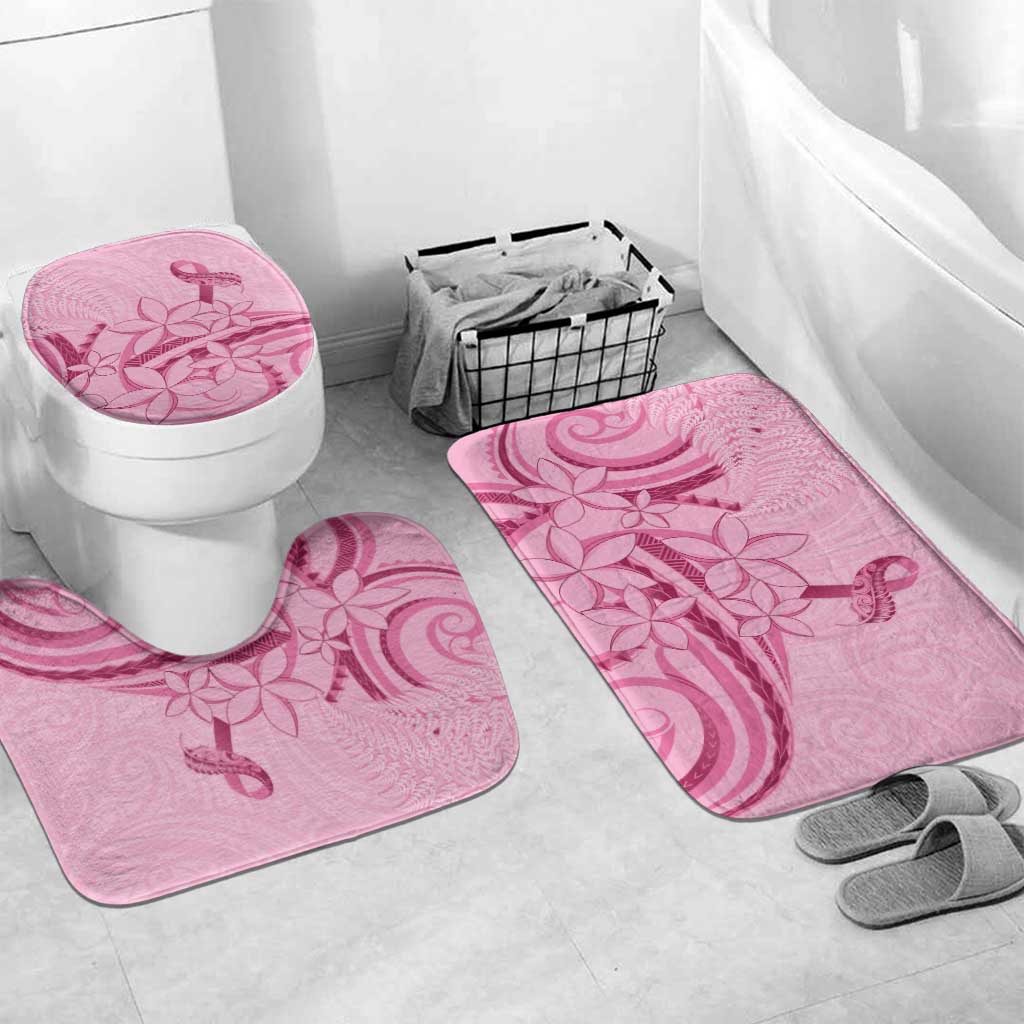 Aotearoa Maori Bathroom Set Pink Fern Ribbons - Polynesian Pride