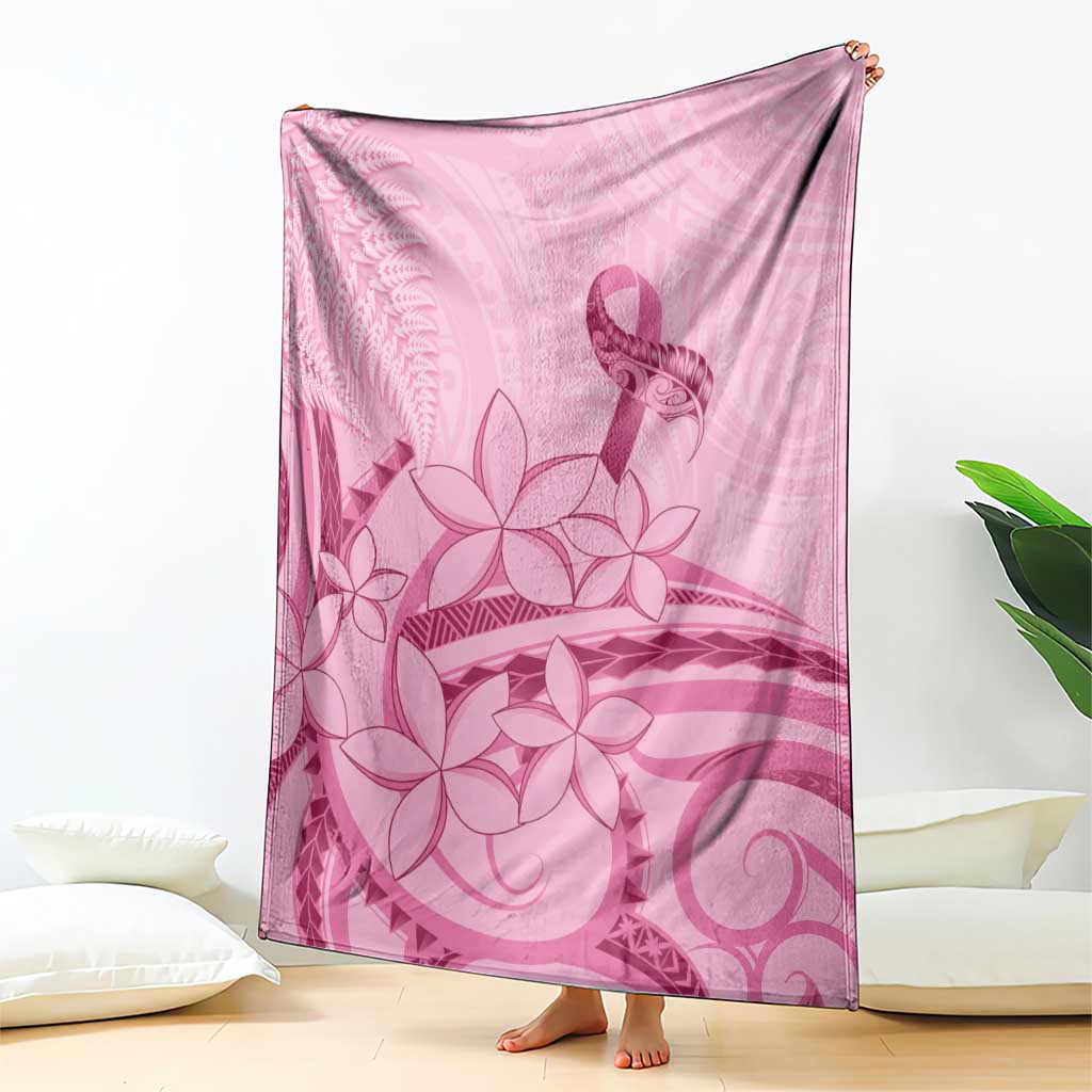Aotearoa Maori Blanket Pink Fern Ribbons - Polynesian Pride