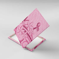 Aotearoa Maori Canvas Wall Art Pink Fern Ribbons - Polynesian Pride