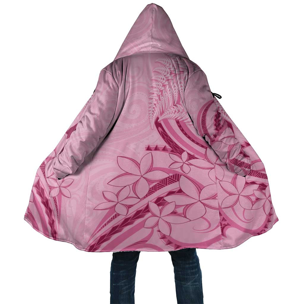 Aotearoa Maori Cloak Pink Fern Ribbons - Polynesian Pride