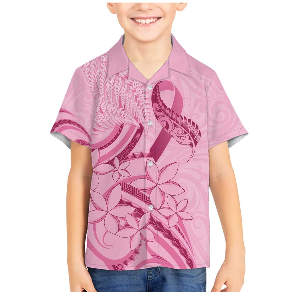 Aotearoa Maori Family Matching Mermaid Dress and Hawaiian Shirt Pink Fern Ribbons - Polynesian Pride