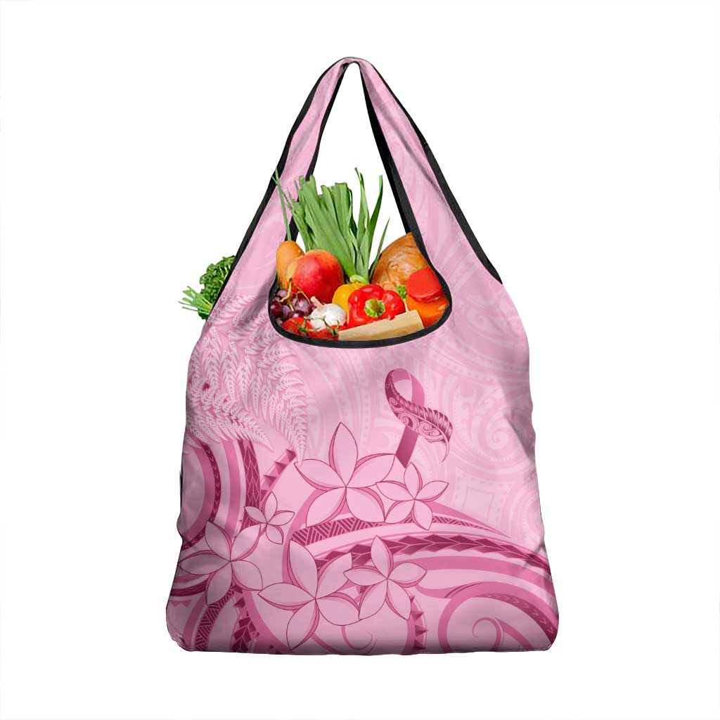 Aotearoa Maori Grocery Bag Pink Fern Ribbons - Polynesian Pride