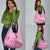 Aotearoa Maori Grocery Bag Pink Fern Ribbons - Polynesian Pride