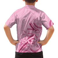 Aotearoa Maori Hawaiian Shirt Pink Fern Ribbons - Polynesian Pride