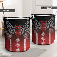 Aotearoa Maori Iwi Heritage Laundry Basket Ngapuhi Kokowai LT7 - Polynesian Pride