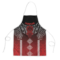 Aotearoa Maori Iwi Heritage Apron Ngapuhi Kokowai LT7 Red - Polynesian Pride