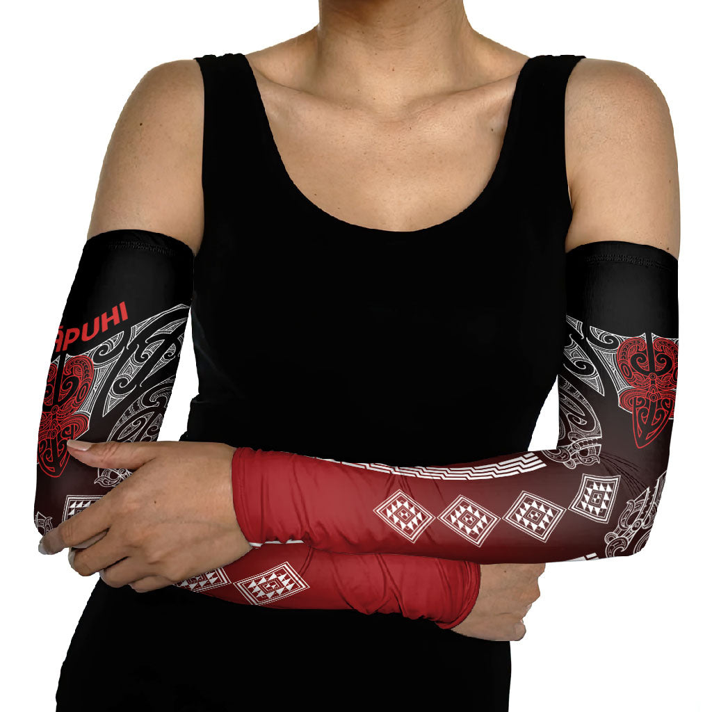 Aotearoa Maori Iwi Heritage Arm Sleeves Ngapuhi Kokowai LT7 - Polynesian Pride