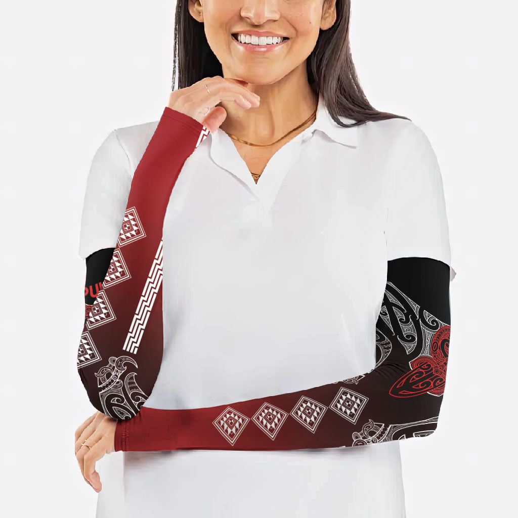 Aotearoa Maori Iwi Heritage Arm Sleeves Ngapuhi Kokowai LT7 - Polynesian Pride