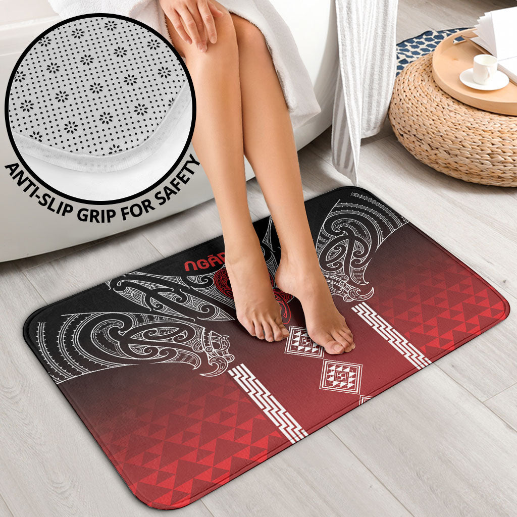 Aotearoa Maori Iwi Heritage Bathroom Set Ngapuhi Kokowai LT7 - Polynesian Pride