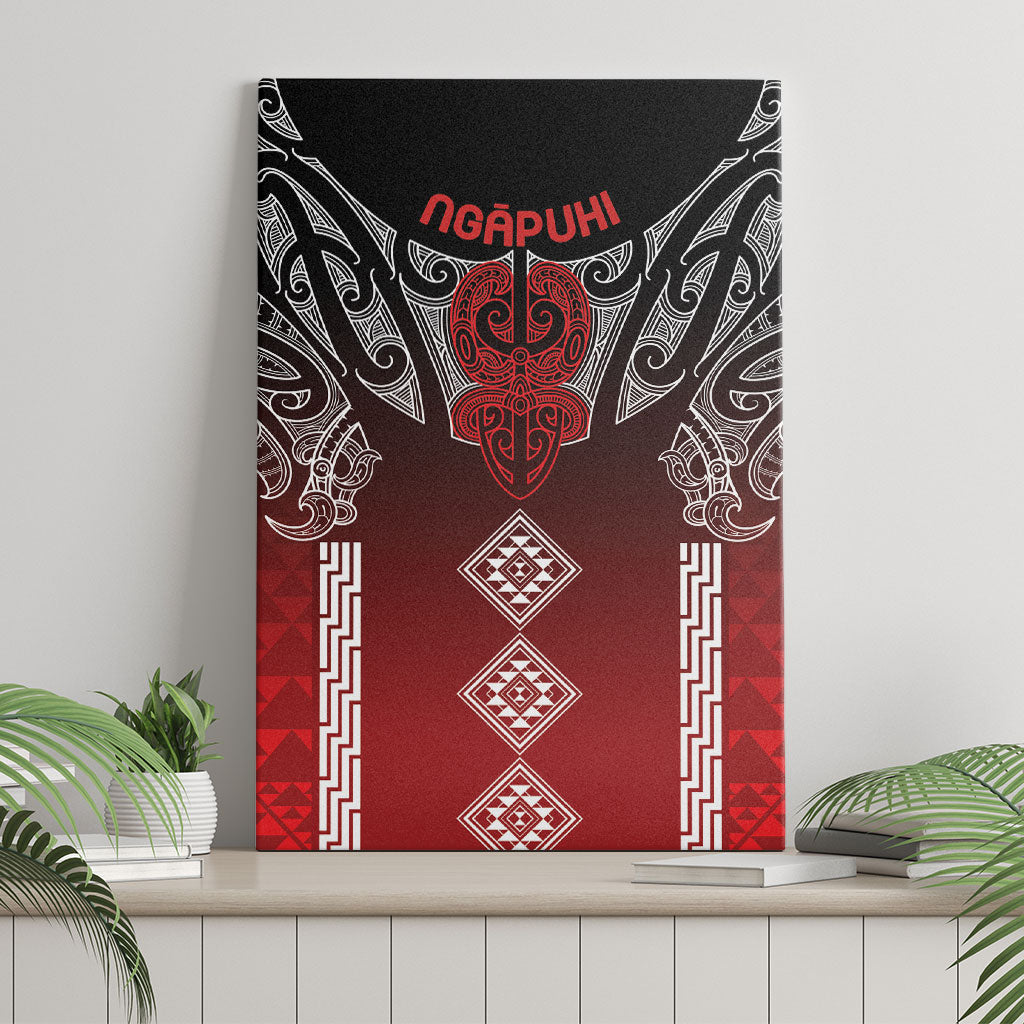 Aotearoa Maori Iwi Heritage Canvas Wall Art Ngapuhi Kokowai LT7 - Polynesian Pride