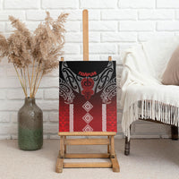 Aotearoa Maori Iwi Heritage Canvas Wall Art Ngapuhi Kokowai LT7 - Polynesian Pride
