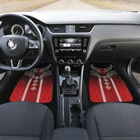 Aotearoa Maori Iwi Heritage Car Mats Ngapuhi Kokowai LT7 Set 2pcs - Front Red - Polynesian Pride