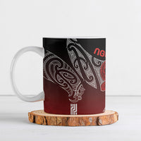 Aotearoa Maori Iwi Heritage Ceramic Mug Ngapuhi Kokowai LT7 Red - Polynesian Pride