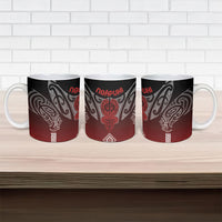 Aotearoa Maori Iwi Heritage Ceramic Mug Ngapuhi Kokowai LT7 - Polynesian Pride