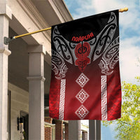 Aotearoa Maori Iwi Heritage Garden Flag Ngapuhi Kokowai LT7 House Flag Red - Polynesian Pride