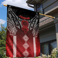Aotearoa Maori Iwi Heritage Garden Flag Ngapuhi Kokowai LT7 - Polynesian Pride