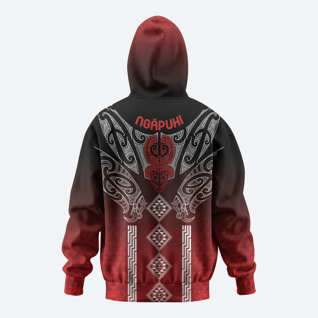 Aotearoa Maori Iwi Heritage Hoodie Ngapuhi Kokowai LT7 - Polynesian Pride