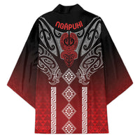 Aotearoa Maori Iwi Heritage Kimono Ngapuhi Kokowai LT7 - Polynesian Pride