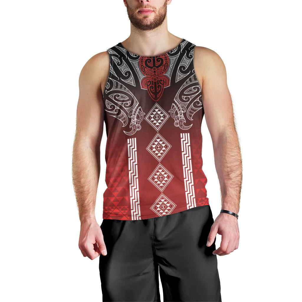 Aotearoa Maori Iwi Heritage Men Tank Top Ngapuhi Kokowai LT7 - Polynesian Pride