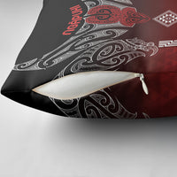 Aotearoa Maori Iwi Heritage Pillow Cover Ngapuhi Kokowai LT7 - Polynesian Pride