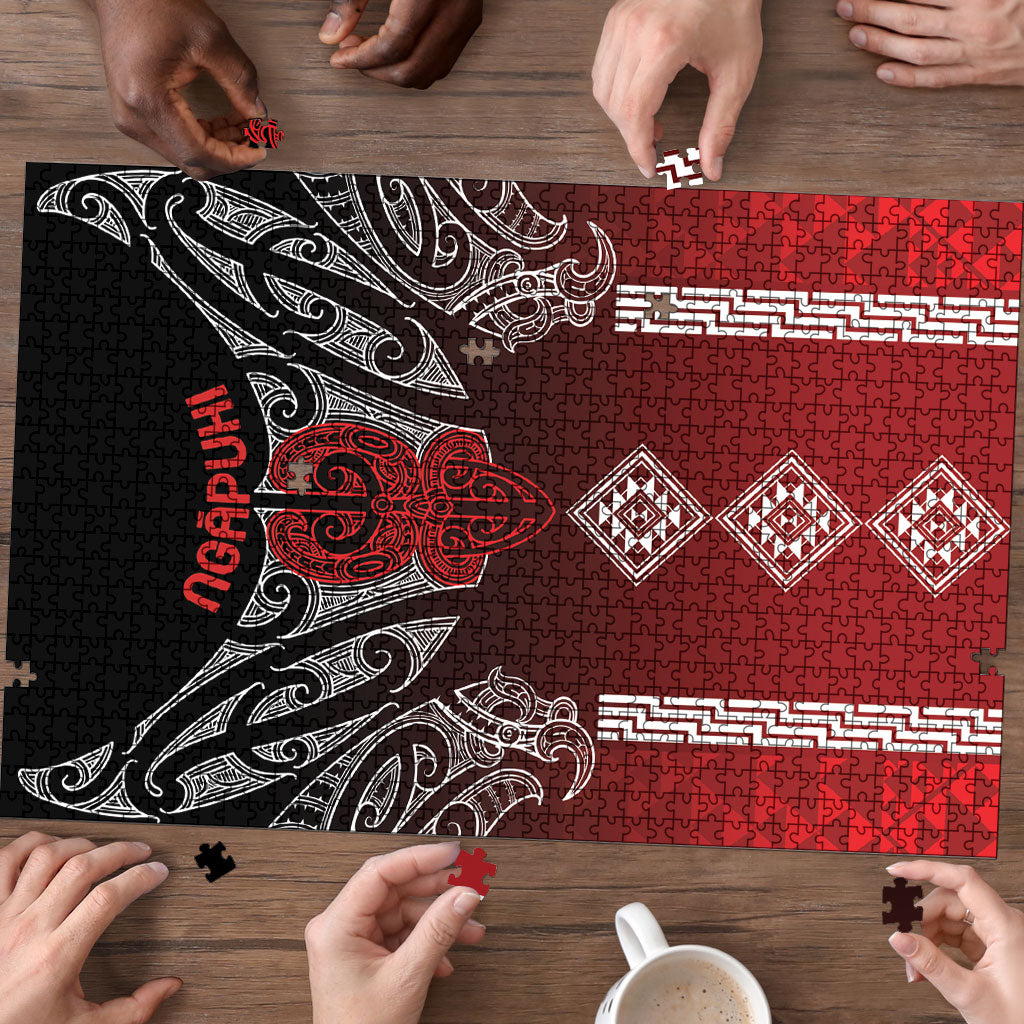 Aotearoa Maori Iwi Heritage Puzzle Ngapuhi Kokowai LT7 - Polynesian Pride