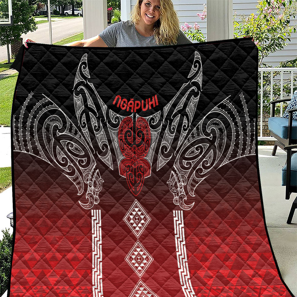 Aotearoa Maori Iwi Heritage Quilt Ngapuhi Kokowai LT7 Red - Polynesian Pride